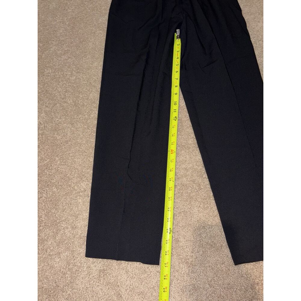 Alfred Dunner Women’s Size 10 Black Pull On Pants Elastic Waist Made in USA - Picture 3 of 6